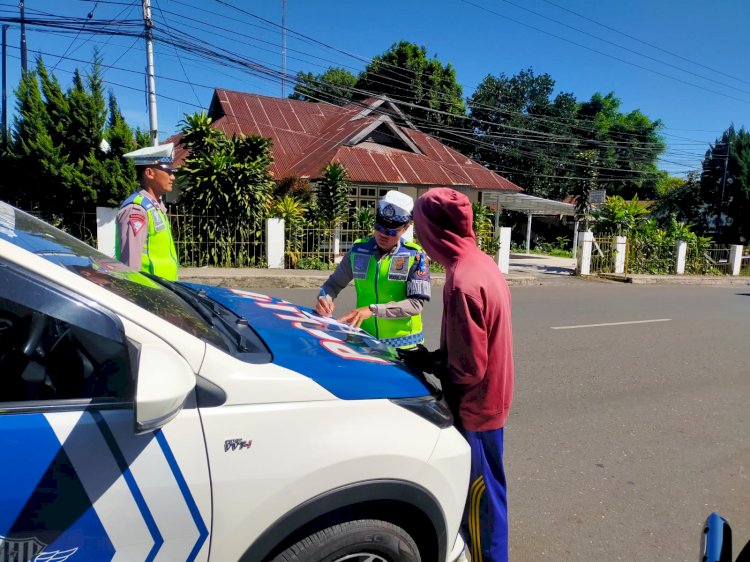 Hari Kedua Operasi Patuh Turangga 2024 di Wilayah Hukum Polres Manggarai