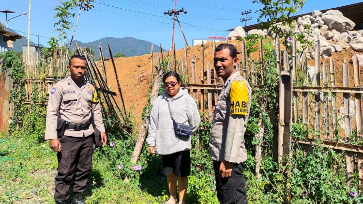 Bhabinkamtibmas Langke Rembong Lakukan Patroli dan Kunjungan Warga di Jln. Komodo