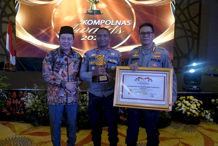 Polsek Tasifeto Barat Raih Penghargaan Kompolnas Awards 2024 sebagai Polsek Tipe B Terbaik se-Indonesia