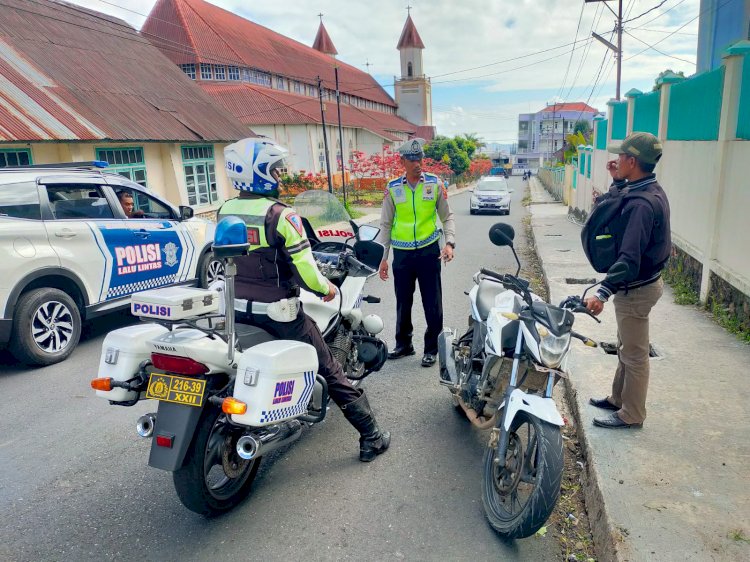 Pelaksanaan Ops Patuh Turangga 2024 hari ke – 8, di Wilayah Hukum Polres Manggarai