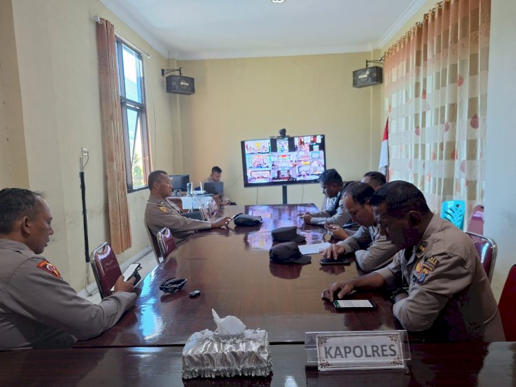 Bimbingan Rohani dan Mental  Tingkatkan Keimanan dan Ketakwaan Personel Polres Manggarai