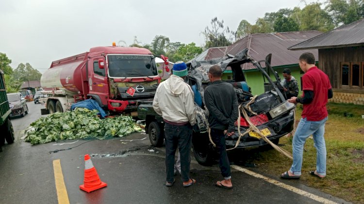 Kecelakaan Lalu Lintas di Desa Cumbi, Kecamatan Ruteng: 1 Orang Tewas, 2 Luka-luka