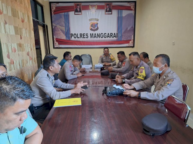 Pembinaan Rohani dan Mental Polres Manggarai Tingkatkan Spiritual dan Kerohanian Personil.