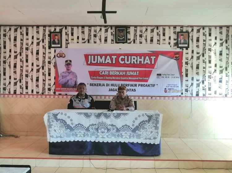 Polres Manggarai gelar Jumat Curhat di Rutan Kelas II B Ruteng: Membangun Komunikasi dan Mendengarkan Aspirasi