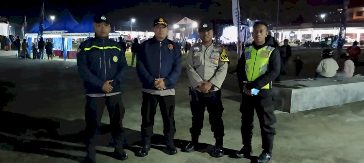 Pengamanan Kegiatan Masyarakat di Natas Labar Motang Rua Ruteng oleh Personil Polres Manggarai.