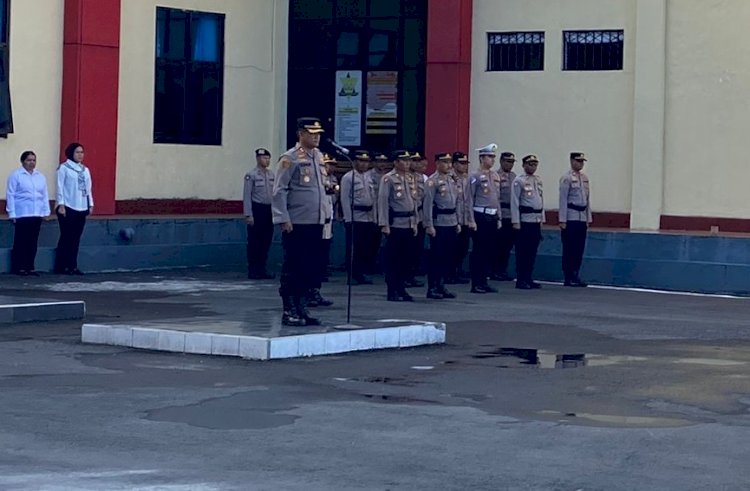 Pimpin Apel Mingguan, Kapolres Manggarai Sampaikan Penekanan Penting bagi Personil.