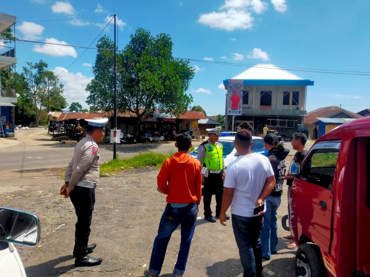 Patroli KRYD, PamTurlalin, dan Himbauan Kamseltibcar Lantas di Sekitar Kota Ruteng