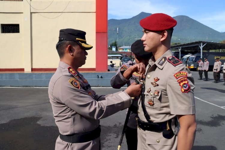 Kapolres Manggarai Lantik Kasat Reskrim Polres Manggarai yang Baru