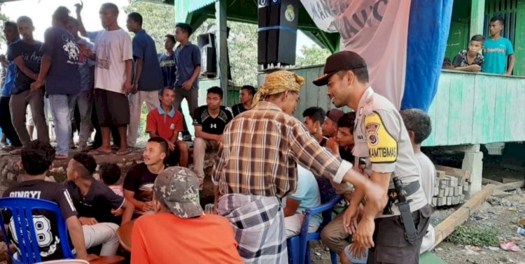 Patroli Dialogis Bhabinkamtibmas di Kec. Reok Barat, tingkatkan Situasi Kamtibmas.