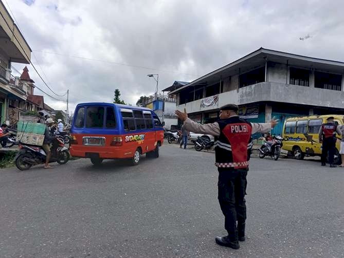 Patroli Dialogis dan Himbauan Kamtibmas Sat. Samapta Polres Manggarai