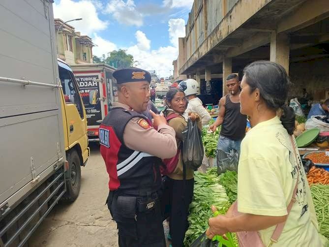 Patroli Dialogis dan Himbauan Kamtibmas Sat. Samapta Polres Manggarai