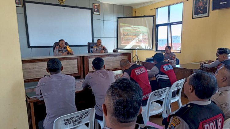 Polres Manggarai Gelar Forum Belajar Bersama untuk Persiapan Pengamanan Pilkada Serentak 2024