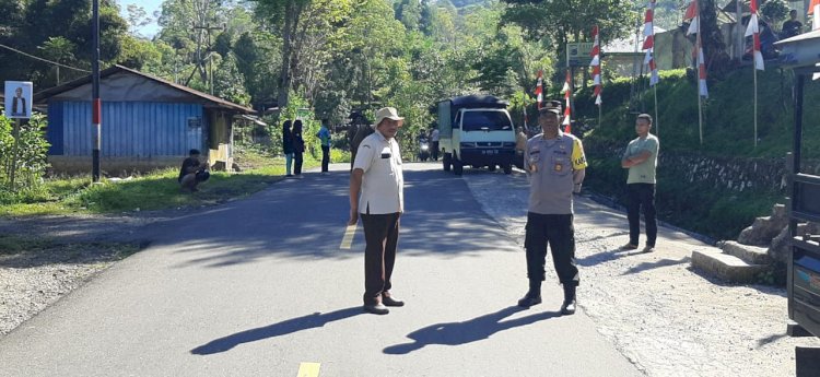 Polsek Cibal Bersama SAMSAT Manggarai Laksanakan Pemeriksaan dan Penertiban STNK