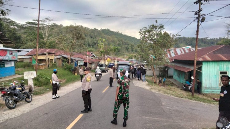 Polsek Cibal Amankan Temu Akbar Orang Muda Katolik (OMK) Paroki Fransiskan se-Flores