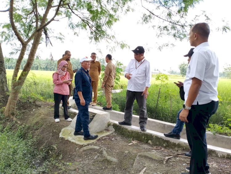 SATGASSUS PENCEGAHAN TIPIKOR PANTAU PROYEK PENINGKATAN DAN PEMELIHARAAN JARINGAN IRIGASI TERSIER DI SUMUT