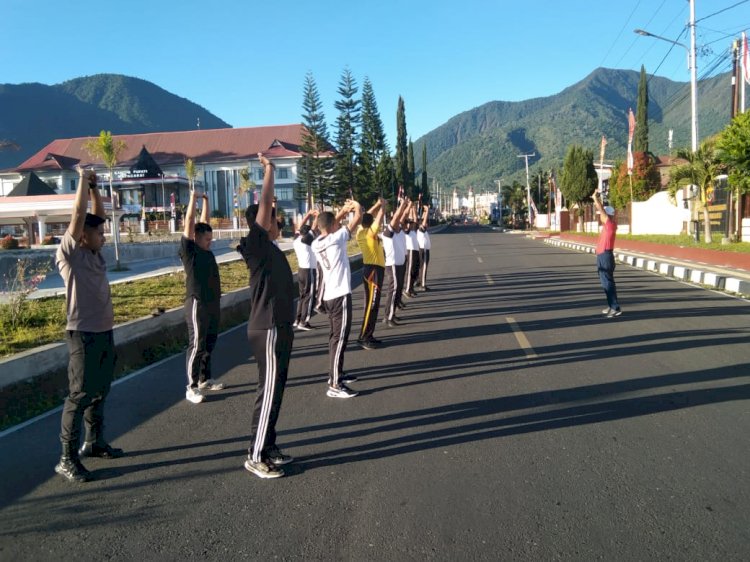 CAR FREE DAY RUTENG: Sat Lantas Polres Manggarai Laksanakan Rekayasa Lalu Lintas