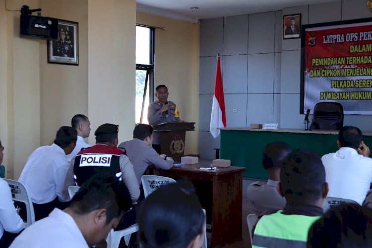 Kapolres Manggarai Buka Latihan Pra Operasi Pekat Turangga 2024