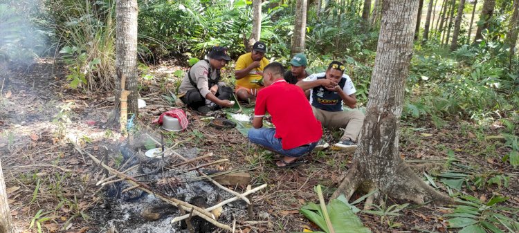 Bhabinkamtibmas Wae Ri'i Giat Patroli, Himbau Masyarakat untuk Bijak dalam Berpolitik Jelang Pilkada Serentak 2024