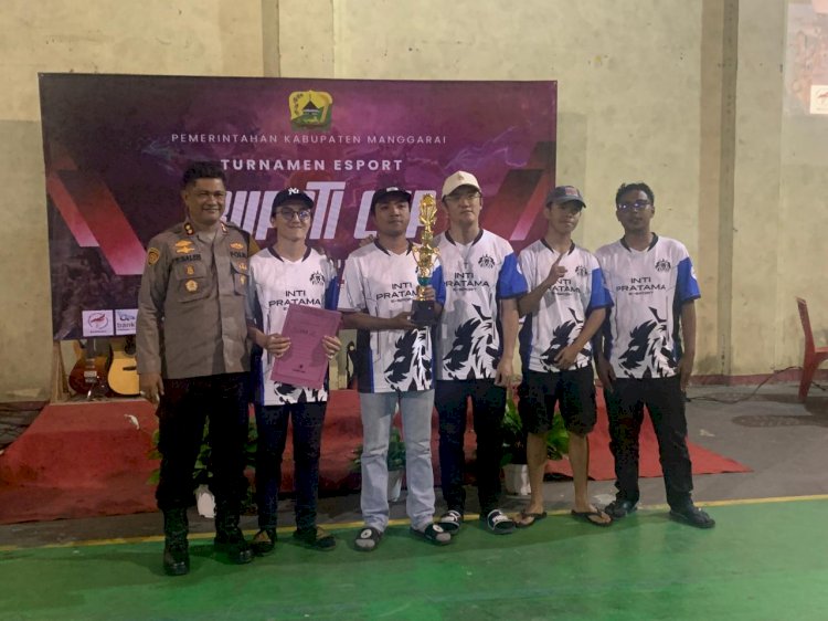 Kapolres Manggarai Hadiri Final dan Penutupan Turnamen Esport Mobile Legends Bupati Cup