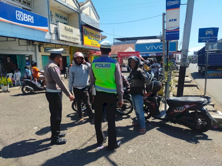 Satlantas Polres Manggarai Intensifkan Patroli dan Edukasi Lalu Lintas di Kota Ruteng