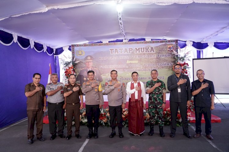 Tatap Muka Kapolda NTT dengan Unsur Forkopimda, Partai Politik, Tokoh Masyarakat, serta Tokoh Agama Kabupaten Manggarai: Wujudkan Pilkada Serentak 2024 yang Aman dan Damai