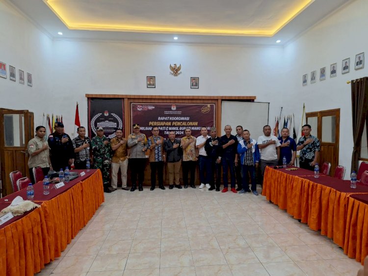 Kapolres Manggarai Hadiri Rapat Koordinasi Persiapan Pencalonan Pemilihan Bupati dan Wakil Bupati Manggarai Tahun 2024