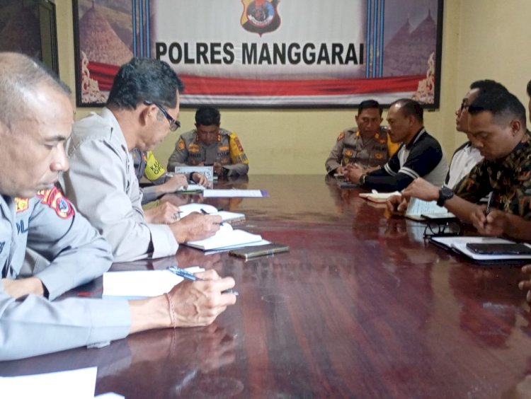 Kapolres Manggarai Pimpin Rapat Anev Mingguan, arahan penting jelang Tahap pendaftaran Pasangan Calon Bupati dan Wakil Bupati Manggarai Tahun 2024.