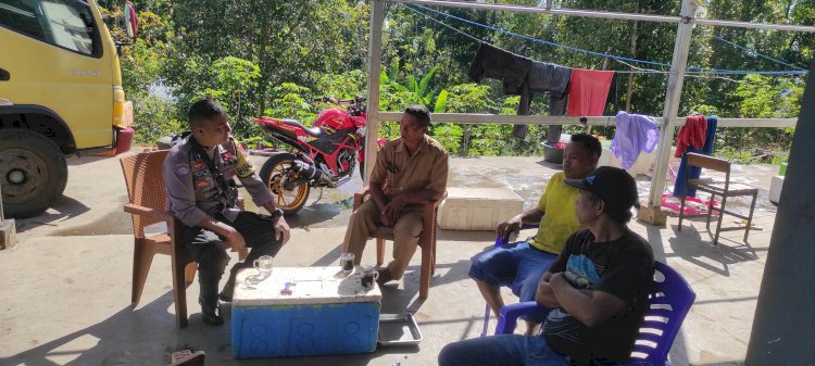 Patroli dan Sambang Bhabinkamtibmas Kecamatan Wae Ri'i, Jaga situasi Kamtibmas