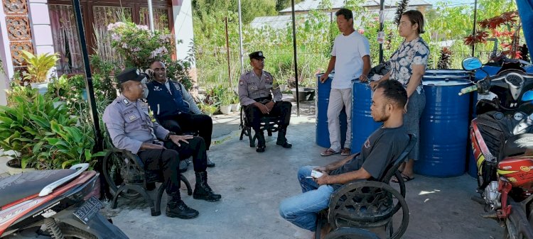 Bhabinkamtibmas Respon Cepat Keluhan Warga di Kec. Langke Rembong