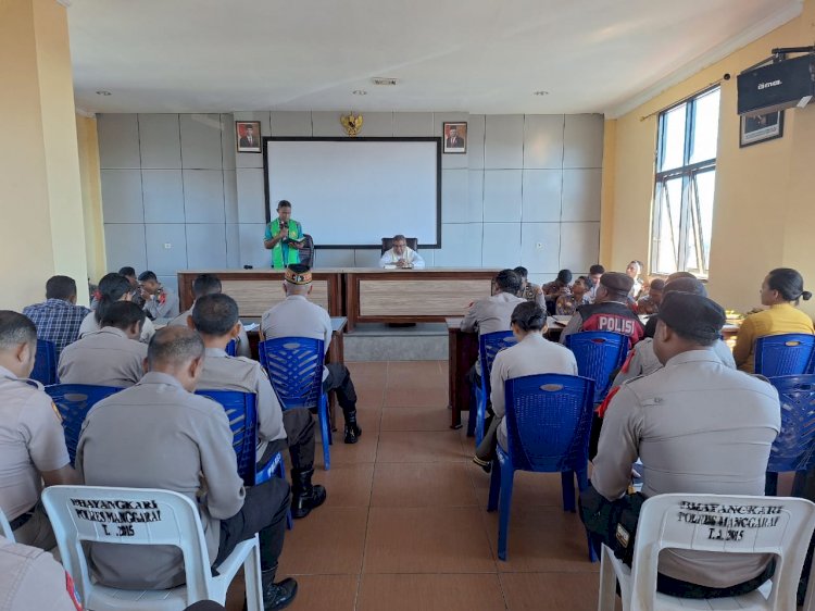 Tingkatkan Iman dan Taqwa, Personil Polres Manggarai ikuti BINROHTAL