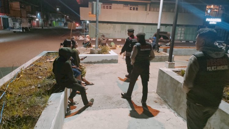 Polres Manggarai Gelar Patroli KRYD untuk Antisipasi Gangguan Kamtibmas Malam Minggu