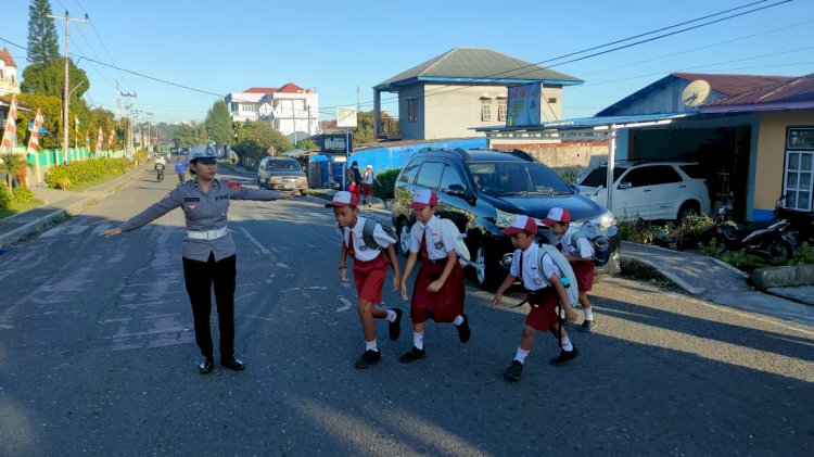 Satlantas Polres Manggarai Tingkatkan Keamanan dan Kelancaran Lalu Lintas dengan Pamturlalin Pagi