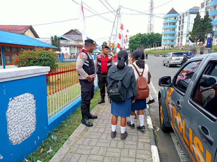 Polres Manggarai Gencar Lakukan Patroli Dialogis dan Himbauan Kamtibmas Jelang Pilkada Serentak 2024