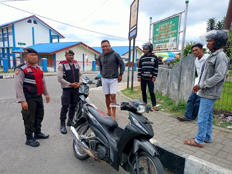 Polres Manggarai Gencar Lakukan Patroli Dialogis dan Himbauan Kamtibmas Jelang Pilkada Serentak 2024