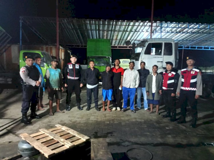 Sat. Samapta Polres Manggarai Gelar Patroli Perintis Presisi dan Himbauan Kamtibmas di Kota Ruteng