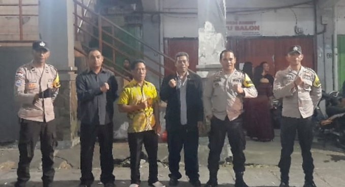 Pengamanan Kegiatan Masyarakat oleh Bhabinkamtibmas Kecamatan Langke Rembong