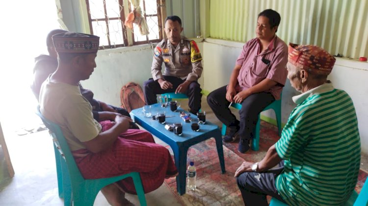 Harkamtibmas : Patroli dan Sambang Bhabinkamtibmas Kecamatan Langke Rembong