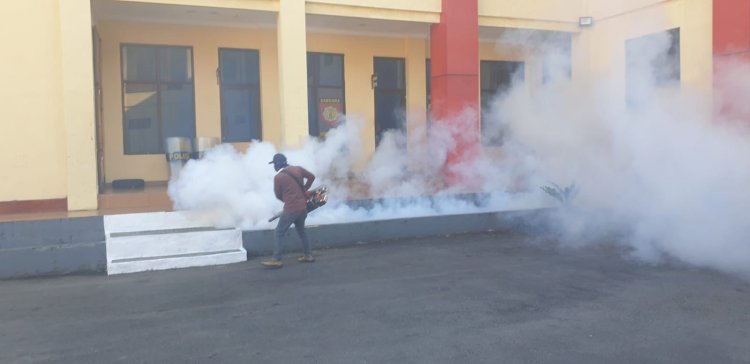 Polres Manggarai dan Asrama Difoging, Upaya Bersama Cegah Penyebaran Nyamuk Aedes Aegypti