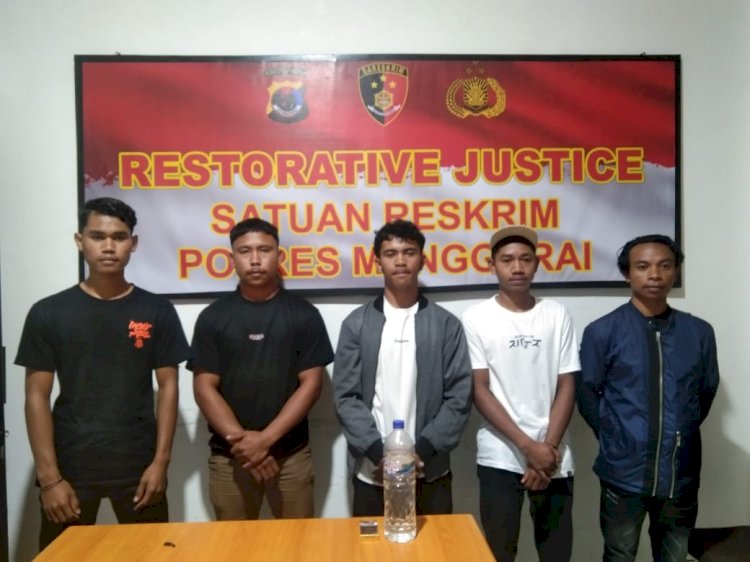 Polres Manggarai Gelar Restorative Justice Kasus Penganiayaan di Wae Mbeleng