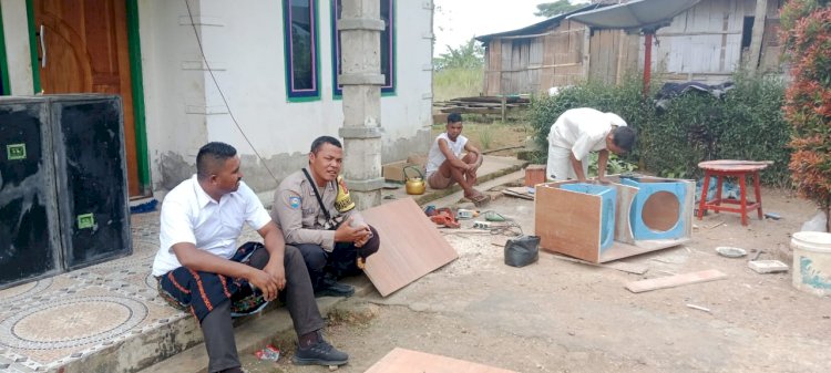 Patroli dan Sambang, Bhabinkamtibmas Kecamatan Wae Ri'i, Kabupaten Manggarai