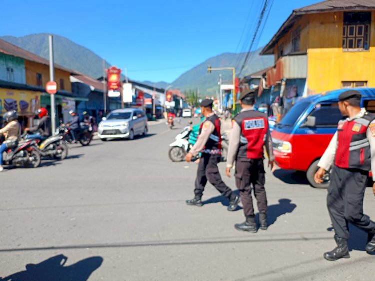 Sat Samapta Polres Manggarai Intensifkan Patroli Dialogis Menjelang Pilkada Serentak