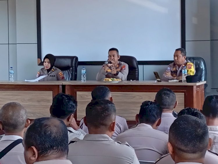 Supervisi Dit Binmas Polda NTT dalam Rangka Optimalisasi Pelaksanaan Tugas Fungsi Binmas T.A. 2024 di Polres Manggarai