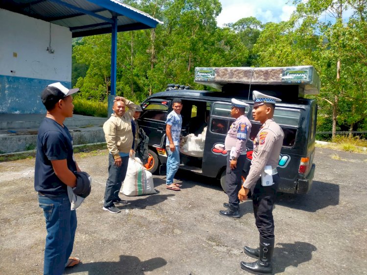 Sat Lantas Polres Manggarai Gencar Patroli KRYD, Pamturlalin, dan Himbauan Kamseltibcarlantas di Kota Ruteng