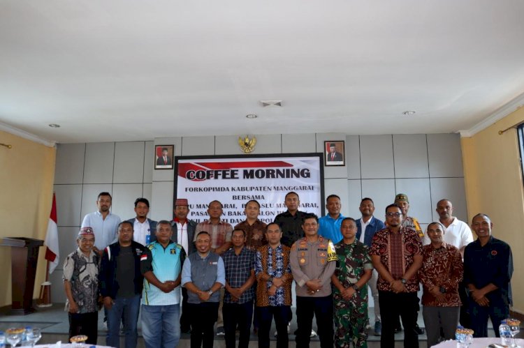 Kapolres Manggarai Gelar Coffee Morning Bersama Forkopimda dan Paslon Pilkada untuk Cipta Kondisi Aman Jelang Pilkada 2024