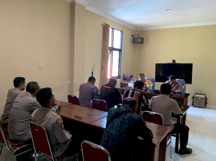 Waka Polres Manggarai Pimpin Rapat Evaluasi Program Beyond Trust dan DORS