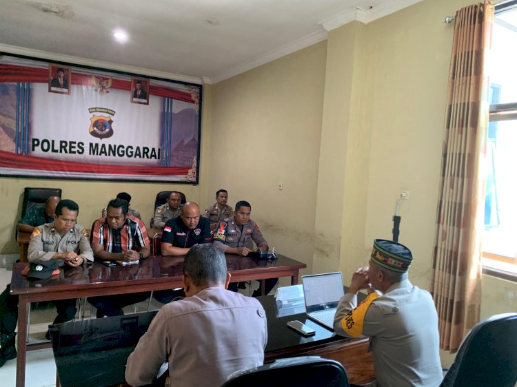 Waka Polres Manggarai Pimpin Rapat Evaluasi Program Beyond Trust dan DORS