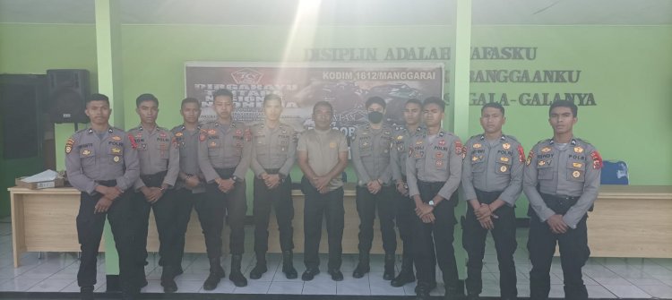 Polres Manggarai Berpartisipasi dalam Bhakti Sosial Donor Darah HUT TNI ke-79 di Kodim 1612 Manggarai