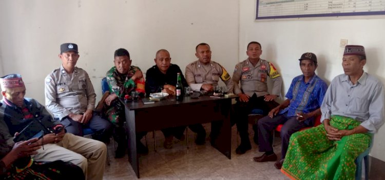 Kapospol Kecamatan Ruteng Mediasi Konflik Rumah Tangga di Desa Pong Lale