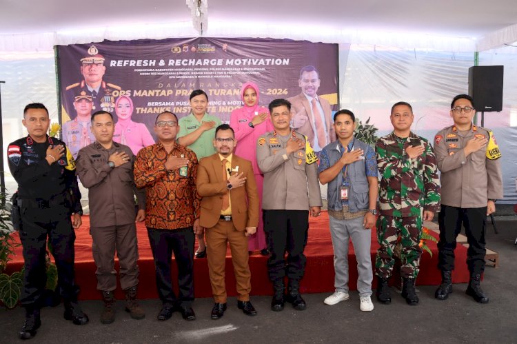 Kapolres Manggarai Fasilitasi Kegiatan Refresh dan Recharge Motivation dalam Rangka Ops Mantap Praja Turangga 2024