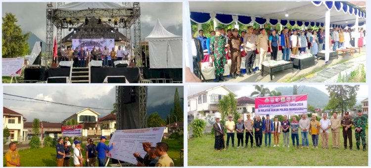 Kapolres Manggarai Hadiri Deklarasi Kampanye Damai Pilkada Serentak Tahun 2024